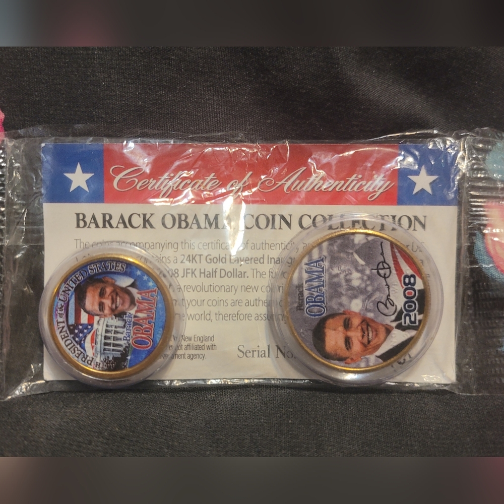 Barack Obama Coin Collection with Certificate